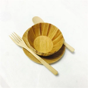 Hot selling bamboo fiber tableware dinnerware set