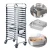 Import Hot Selling Kitchen Tools Stainless Steel Hotel Restaurant Service Dining Room Food Wheeled Trolley Cart from China