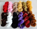 Hot selling plush warm car steering wheel cover