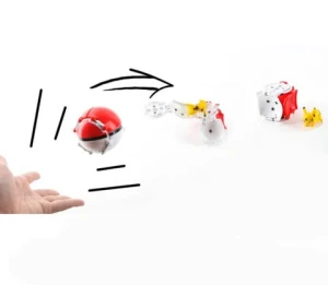 Hot Selling Pokeball Toy Plastic Ball Kids toy with Dolls Inside Poke mon Toy For Children Gift