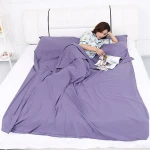 Hot Selling Travel Portable ultra liner hotel travel sanitary sheet , envelope sleeping Bag