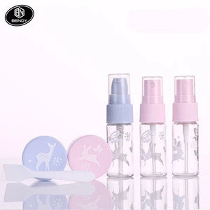 Hot wholesale 6pcs travel PP PET cosmetic packaging spray bottle set kit for airline outdoor