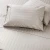 Import Hotel Luxury White Stripe King Size 100 % Cotton 4 Piece bed sheets set with elastic fitted sheet from China