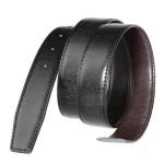 Hotsale Cowhide Genuine Leather Rotatable Reversible Double Side Business Dress Belt