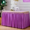 hotsale event use modern design pleated table skirt