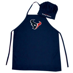 Houston Texans Chef Hat/Apron Set Navy