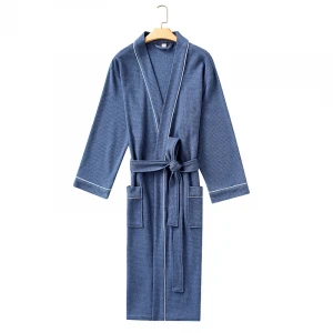 HSZ R2002 hotel bathrobe man long robe pajamas ladies nightwear Couples spa Bath Robe femme Kimono Womens Mans Sleepwear