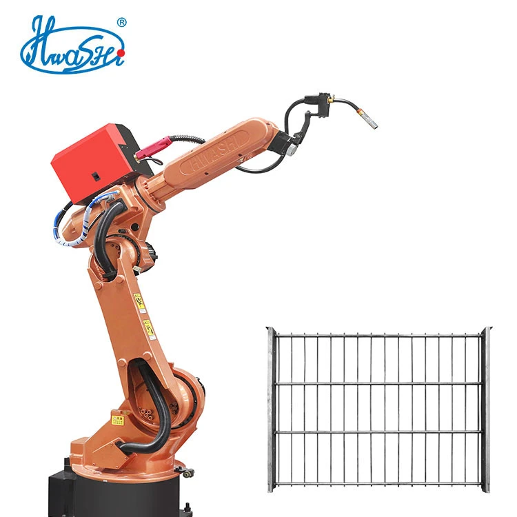 HWASHI  High Quality Industrial CNC TIG/MIG Arc Welding Robot with Automatic Rotating Positioner
