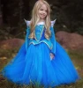 HYA08 Girls Princess Sleeping Beauty Elsa Cinderella  Dress kids costumes for party