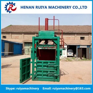 hydraulic used cloth baling machine for sale/used clothes bale press machine/used clothing bale machine