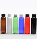 IBELONG 120ml 4OZ Round Shoulder Clear White Amber Blue Green Red Plastic Face Toner Serum PET Bottles with Screw Cap Supplier