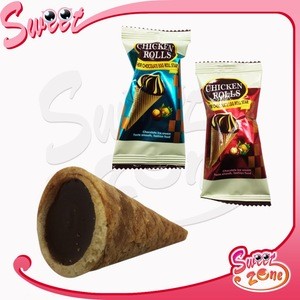 Ice Cream Crispy Cone With Chocolate Center