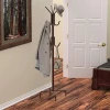 Industrial Furniture Hall Tree Clothes Hanger Free Stand Wall Mounted Entryway Metal Coat Rack