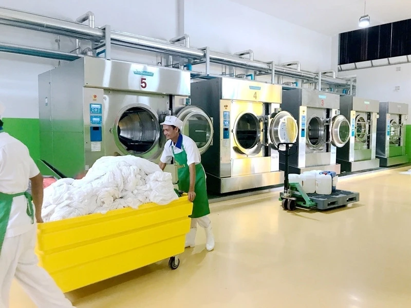 Industrial laundry washing machine for hotel, hospital and laundry