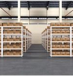 industrial warehouse storage rack price steel stacking shelf rack iron boltless shelving rack