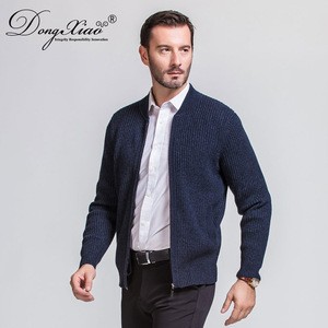 Inner Mongolia FactoryCashmere Wool Blended Fabric Men Thickening Sweater Sales