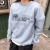 Import Ins Hot Athflow Sports Pullover Sweater Casual Embroidery Custom Logo Sweatshirt Fleece-Lined Cotton Top from China