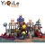 Import Interesting and high quality outdoor play ground plastic slide from China