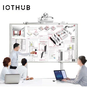 IOTHUB 82 Inch Interactive Flat Panel Multi Touch Screen Smart Board Lcd Display Whiteboard Manufacturer