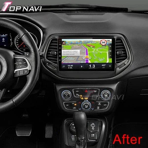 IPS Touch Screen Car Multimedia GPS Player For Jeep CompassAndroid Car Music MP3 Radio Video Player Wifi DVD GPS