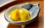 Japanese mustard plastic packing manufacture pickle  in a pouch