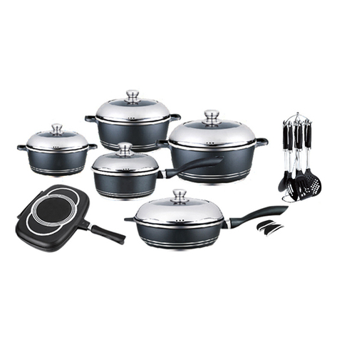 Season Collection Cookware Buy Jeetee Cookware Nonstick Cookware Set With Kitchen Utensils Die ...