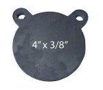 JIADI TSG-GG AR500 3" GONG/Steel Shooting Target Gong Laser Cut/Metal Round Swing Hanging Target with Mounting Holes