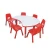 Import JINGQI High Quality Kindergarten Furniture Sets Children Indoor plastic table and chair for sale from China