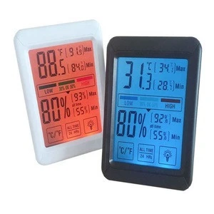 J&R LCD Humidity Max Min Hygrometer Household Wall Mounted Digital LCD Thermometer