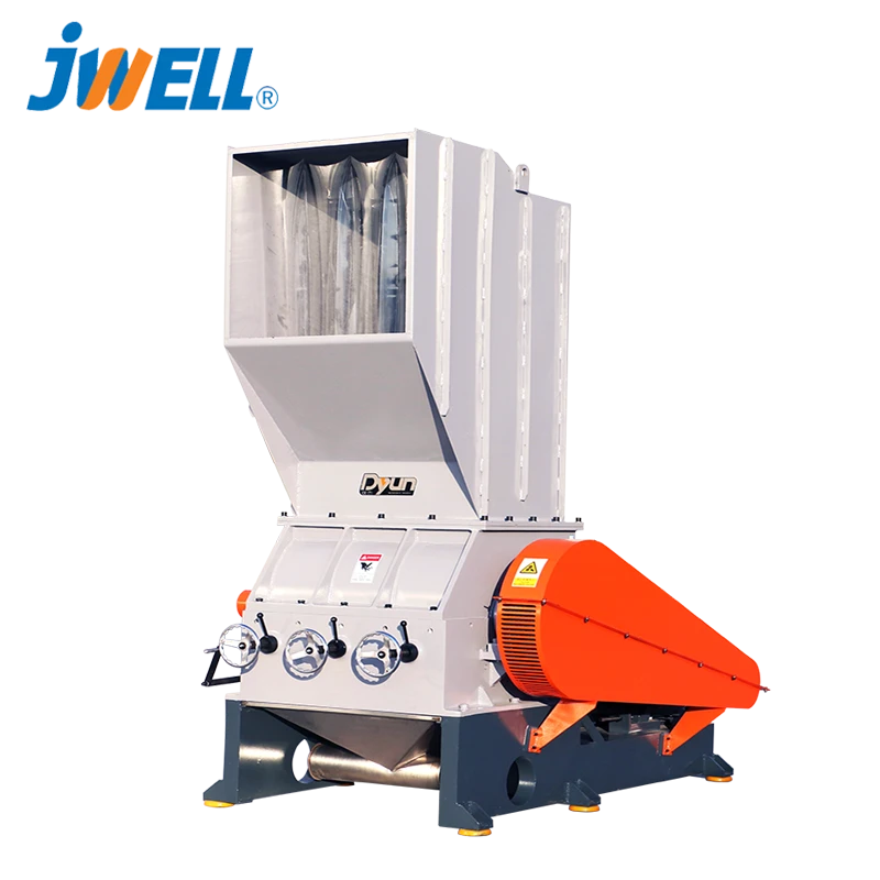 Jwell CE Industrial 800kg/h pulverizing crusher recycled plastic drinking bottle crusher