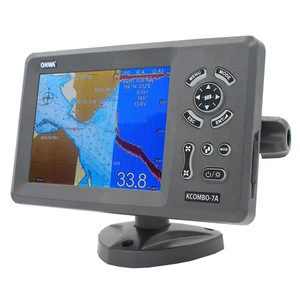 KCOMBO-7A: color LCD marine GPS plotter/fish finder/class B AIS transponder with internal GPS antenna