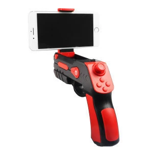 Kids Toys AR VR Toy Gun with Cell Phone Stand Holder for Multiplayer Battle Remote Sensing Game