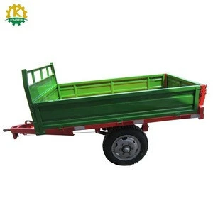 Kinger agriculture farm tractor mounted automatic tipping trailer