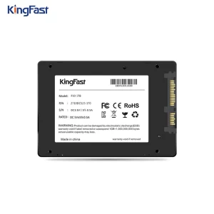 KingFast F10 2.5INCH SATA 1TB SSD hard drive  for gaming PC metal shell with Electronic bag packing