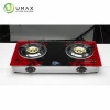 Kitchen appliances glass cooktop table top two burner infrared gas stove best price	Umax