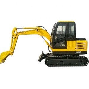 KM35 mini excavator hydraulic cylinder with attachments Canada hot sale 3.5ton mini excavator for rental