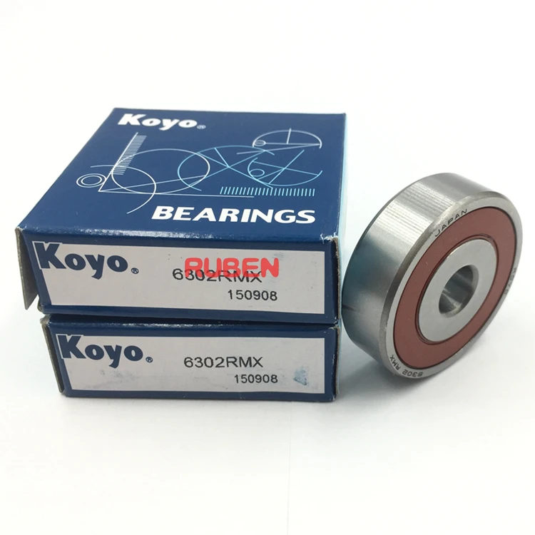KOYO Deep Ball Bearing 6302RMX Ball Bearing 6302 Bearing Size 10.2*42*13mm