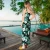 Import L149  Womens Sleeveless V Neck Tie Up Spaghetti Strap Beach Boho Tropical Summer Maxi Dress from China