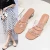 Import Lady transparent high-heeled sandals slipper 6651 from China