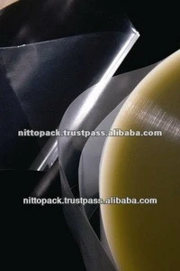 laminated with extrusion cast polypropylene film