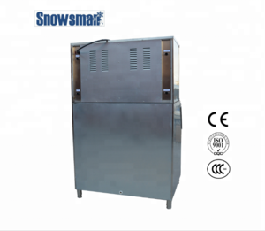Large commercial Cube ice maker 1000kg Vertical ice machine for hotel
