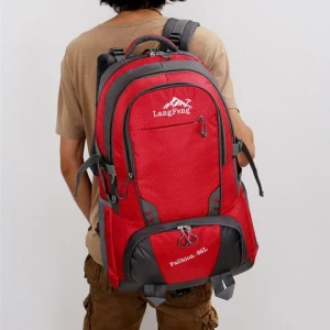 Large Waterproof Adjustable Durable Folding Outdoor Sports Camping 65L Hiking Multifunction Travel Backpack Women Men