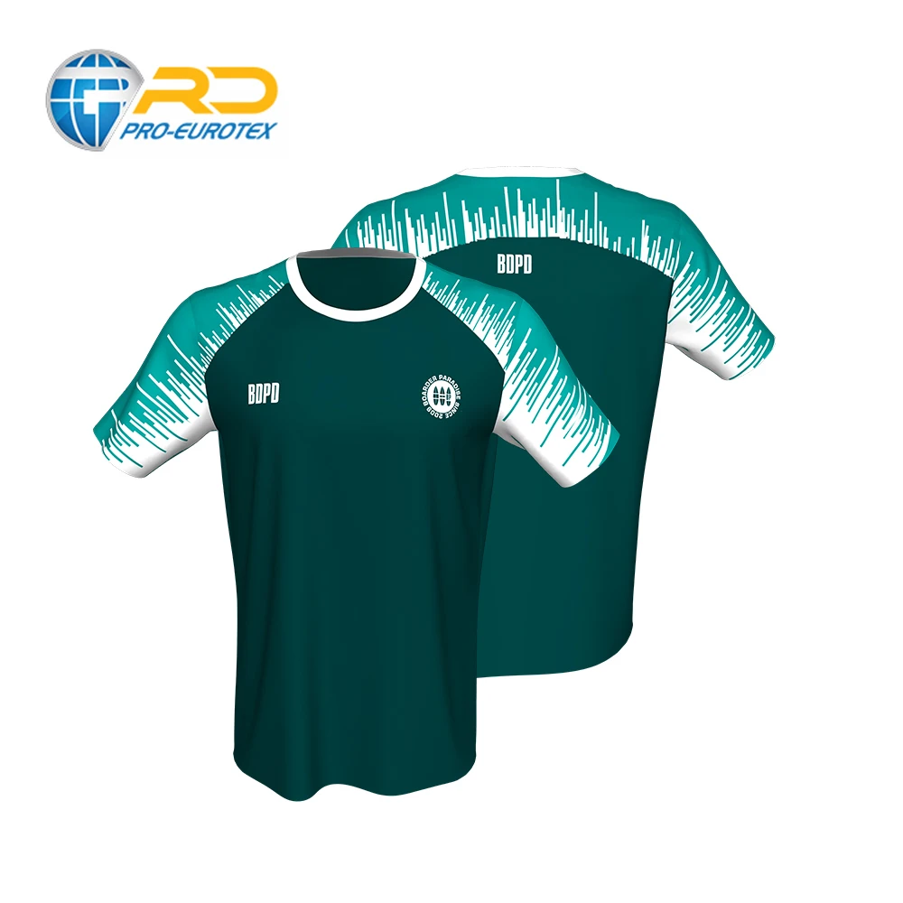 Latest Sublimation Printing Dry Fit Shirt Maker Soccer Football Jersey Team New Model Pattern Design Soccer Shirt