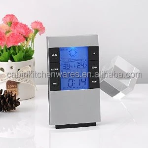 LCD Digital Indoor Weather Thermometer Humidity Meter Hygrometer Alarm Clock