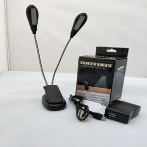 LED Orchestra Lamp Clip On Book Light Portable Reading Lamp