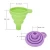 Import Liquid or Powder Transfer Flexible Mini Kitchen  Collapsable Silicone Funnel With Bottle Brush from China