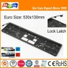 lock euro size plastic car number plate frame