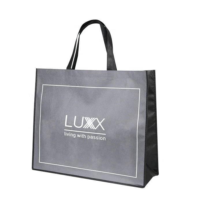 Logo Print Clothing Packaging Non Woven Wholesale Tote Bag Eco Friendly