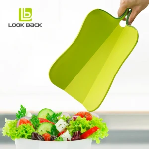 LOOK BACK Hot Selling PP Plastic Folding Custom Cutting Board With Patent
