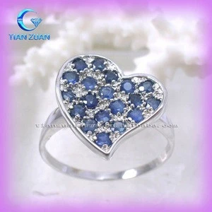 loose gemstone round natural blue sapphire